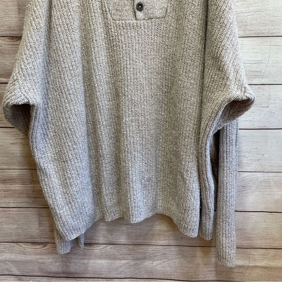 EDDIE BAUER THICK AND WARM COTTON SWEATER IN CREAM - Picture 2 of 5
